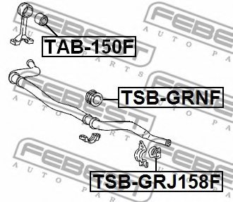 FEBEST TAB-150F Tie Bar Bush